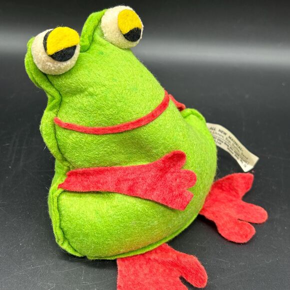 Frog Plushie Stuffed Animal Bean Bag (B) - Picture 5 of 6